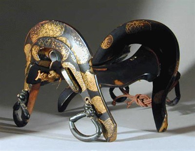 Lot 70 - Roiro Saddle with Fundame Hana-Mon 18th/19th...