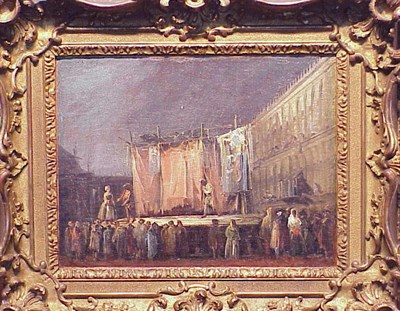 Lot 154 - Circle of Francesco Guardi COMMEDIA DELL'ARTE...