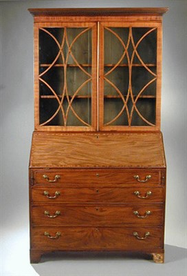 Lot 382 - Italian Neoclassical Marquetry-Inlaid Walnut...