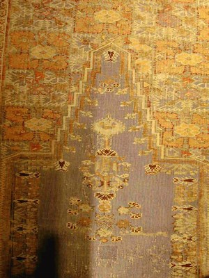 Lot 691 - Ghiordes Prayer Rug West Anatolia, first...