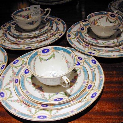 Lot 779 - Royal Worcester Porcelain Partial Dinner...