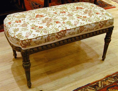 Lot 134 - Louis XVI Style Gilt Carved and Painted...