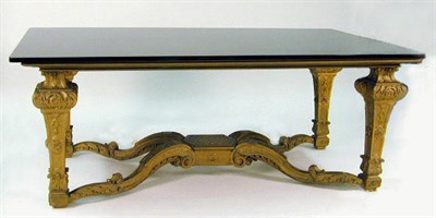 Lot 672 - Rococo Style Gilt Carved Wood Table