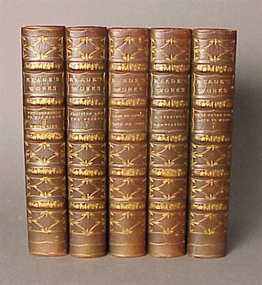Lot 64 - [BINDING] READE, CHARLES Novels 16 vols. 8vo,...