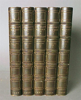 Lot 59 - [BINDING] LOWELL, JAMES RUSSELL Works...