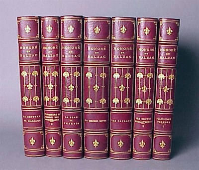 Lot 29 - [BINDING] BALZAC, HONORE DE La Comedie Humaine...