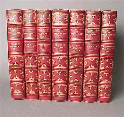 Lot 48 - [BINDING] HARTE, BRET The Writings Frontis....