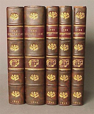 Lot 71 - [BINDING] TATLER, SPECTATOR, GUARDIAN AND...