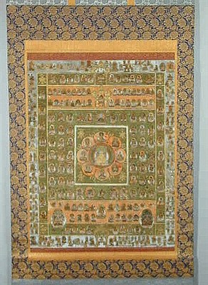 Lot 101 - Anonymous DAINICHI NYORAI MANDARA 17th/18th...