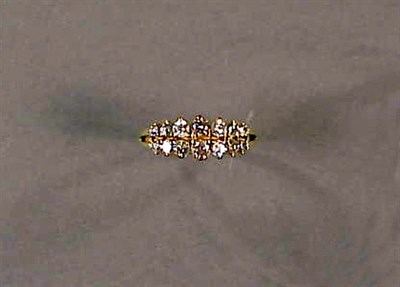 Lot 26 - Gold and Diamond Ring 14 kt. yellow gold, of...