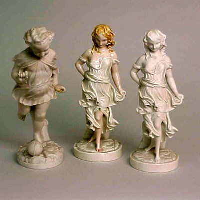 Lot 866 - Group of Three Royal Worcester Porcelain...