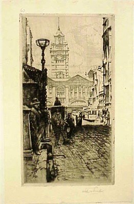 Lot 210 - John Shirlow THE MELBOURNE SET Six etchings,...