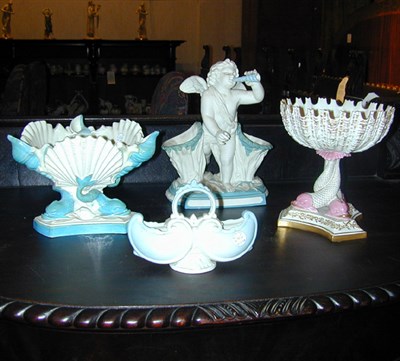 Lot 672 - Group of Three Royal Worcester Porcelain...
