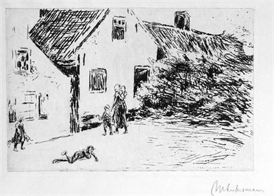 Lot 121 - Max Liebermann DORFSTRASSE (SCHIEFLER 78)...