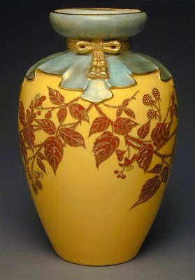Lot 897 - Royal Worcester Gilt-Decorated Porcelain Vase...