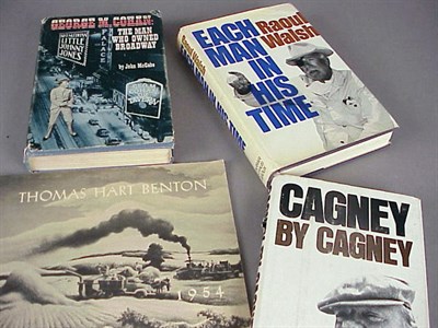 Lot 150 - Group of Seven Books Inscribed to James Cagney...