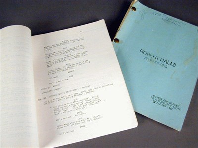 Lot 64 - Nine Mimeographed Motion Picture Scripts...
