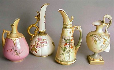 Lot 882 - Group of Eight Royal Worcester Gilt-Decorated...