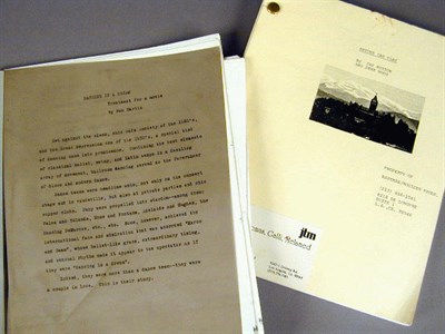 Lot 65 - Group of Mimeographed Scripts and Proposals...