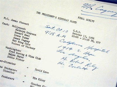 Lot 38 - Biographical Materials Including a typewritten...
