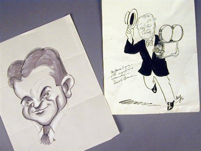 Lot 135 - Group of Sketches and Prints Including a...