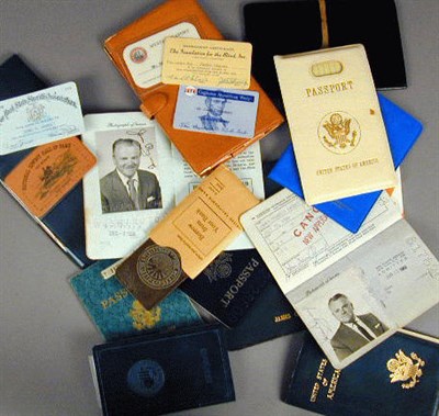 Lot 147 - Group of Passports, International Driver's...