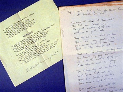 Lot 69 - Group of Poetry and Other Writings...