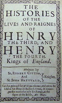 Lot 88 - COTTON, ROBERT AND JOHN HAYWARD The Histories...