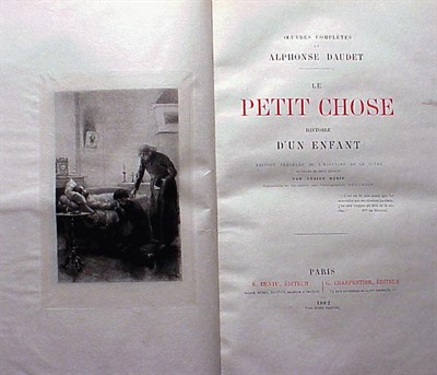Lot 41 - [BINDING] DAUDET, ALPHONSE Le Petit Chose....