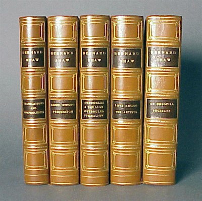Lot 68 - [BINDING] SHAW, GEORGE BERNARD Works 11 vols....