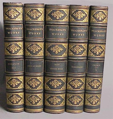 Lot 75 - [BINDING] THACKERAY, WILLIAM MAKEPEACE The...