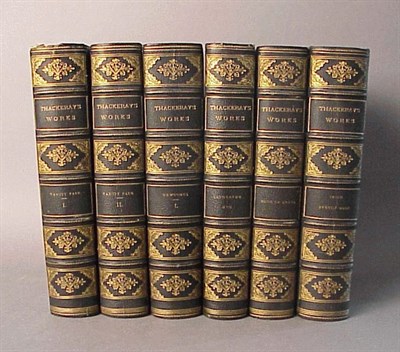 Lot 74 - [BINDING] THACKERAY, WILLIAM MAKEPEACE Works...