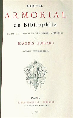 Lot 95 - GUIGARD, JOANNIS Nouvel Amorial du Bibliophile...