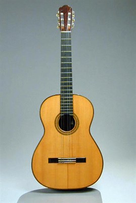 Lot 111 - Manuel Velasquez Guitar Spruce soundboard,...