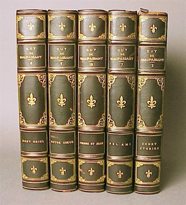 Lot 60 - [BINDING] MAUPASSANT, GUY DE Works 10 vols....