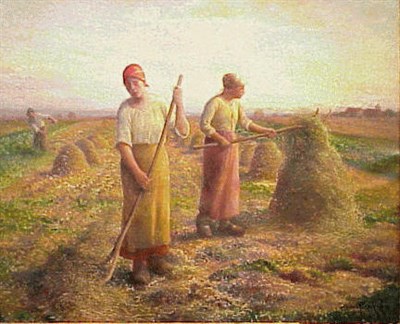 Lot 41 - Aime Perret French, 1847 - 1927 THE HARVESTERS...