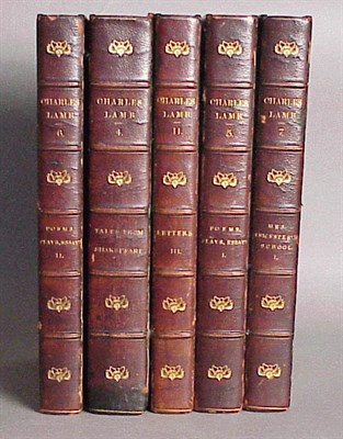 Lot 54 - [BINDING] LAMB, CHARLES Works and Life...