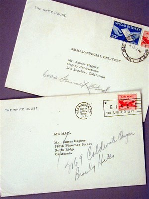 Lot 77 - Dwight D. Eisenhower Letters to James Cagney,...