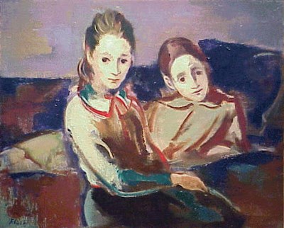 Lot 54 - Joseph Floch Austrian, 1898 - 1977 THE SISTERS...