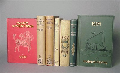 Lot 102 - KIPLING, RUDYARD Debits and Credits. 8vo,...