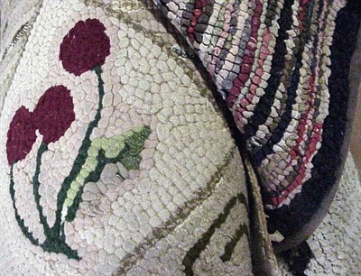 Lot 110 - Four Hooked Rugs Largest approximately 2 feet...