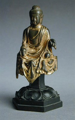 Lot 165 - Fine Gilt-Bronze of Sakyamuni 8th/9th Century...