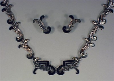 Lot 53A - Suite of Mexican Sterling Silver Jewelry...