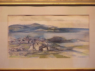 Lot 57 - Joseph Floch Austrian, 1898 - 1977 TOWN BESIDE...