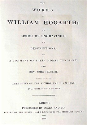 Lot 97 - HOGARTH, WILLIAM The Works ... in a Series of...