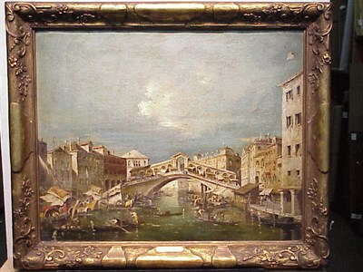 Lot 223 - Follower of Jacopo Marieschi THE RIALTO Oil on...