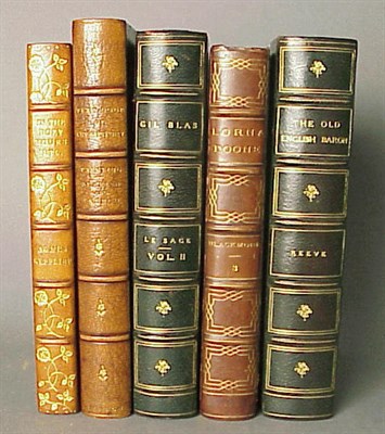 Lot 33 - [BINDING] BLACKMORE, R.D. Lorna Doone. 3 vols....