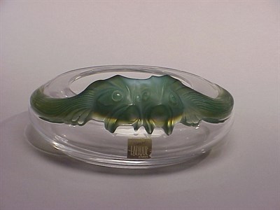 Lot 444 - Lalique Yeso Bowl In clear and frosted...