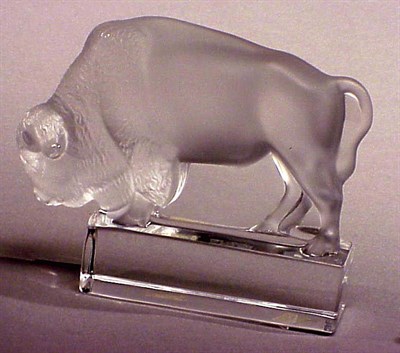 Lot 443 - Two Lalique Paperweights Each in clear and...