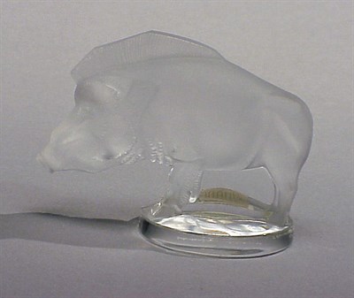 Lot 440 - Two Lalique Salamandre Figurines Each in clear...